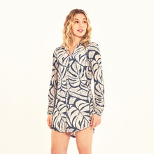 Załaduj obraz do przeglądarki galerii, Image 02: Uv Line Vêtement De Plage Shirtdress Costela Aco Off White Upf50+
