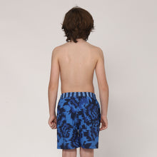 Załaduj obraz do przeglądarki galerii, Model Back: Uv Line Maillot De Bain Garçon Short Acqua Oceano Inf Upf50+
