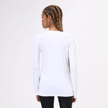Załaduj obraz do przeglądarki galerii, Model Back: Uv Line Fitness Haut Sport Fit Branco Fem
