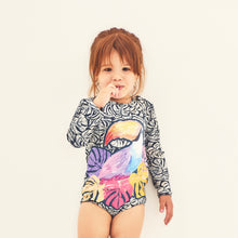 Załaduj obraz do przeglądarki galerii, Model Front: Uv Line Maillot De Bain Bébé Swimsuit Baby Tucano Upf50+
