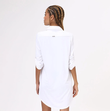 Załaduj obraz do przeglądarki galerii, Copenhagen FPU50+ Shirtdress White Uv
