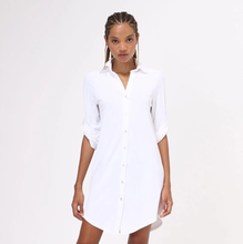 Załaduj obraz do przeglądarki galerii, Copenhagen FPU50+ Shirtdress White Uv
