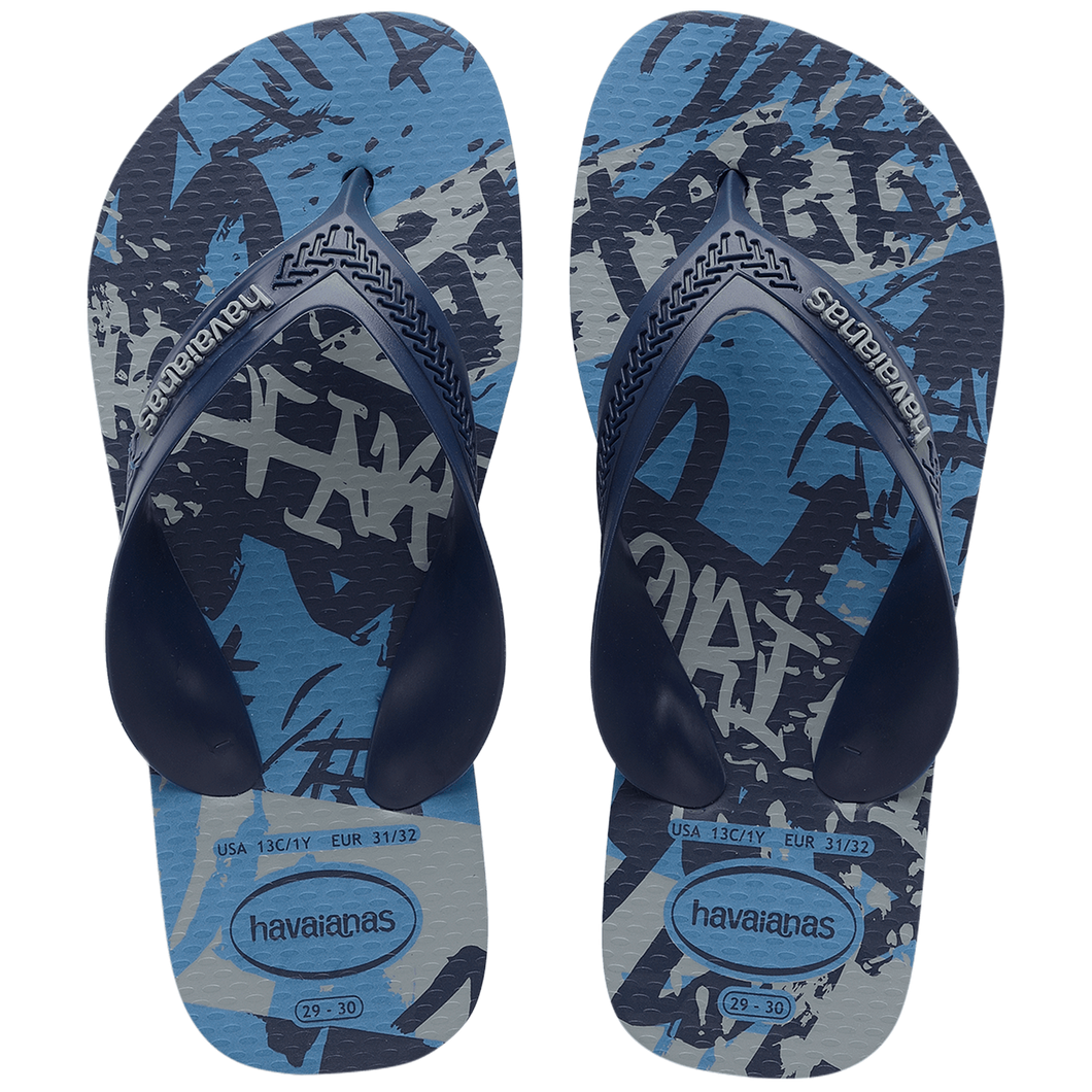 Havaianas Kids Max Street Azul Aco