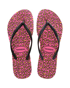 Havaianas Slim Animals Shocking Pink