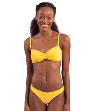 Załaduj obraz do przeglądarki galerii, Set Malibu-Yellow Bandeau-Duo Essential
