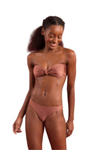 Załaduj obraz do przeglądarki galerii, Set Shimmer-Copper Bandeau-Joy Essential
