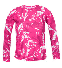 Załaduj obraz do przeglądarki galerii, Top Pink-Palms Rash-Guard
