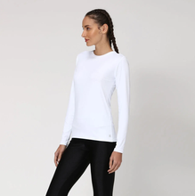 Załaduj obraz do przeglądarki galerii, Women FPU50+ Uvpro Long Sleeve T-Shirt White Uv
